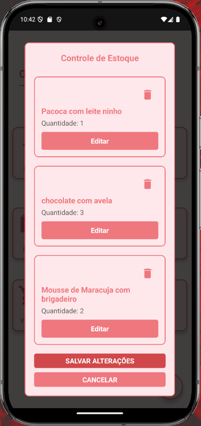 Controle do Estoque